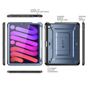 iPad mini 6 Unicorn Beetle PRO Shockproof Rugged Case-Metallic Blue