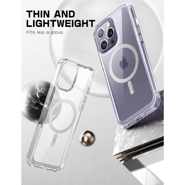 iPhone 14 Pro 6.1 inch Unicorn Beetle MAG Slim Clear MagSafe Case-Clear