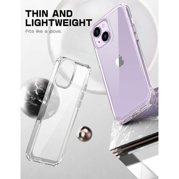 iPhone 14 Plus 6.7 inch Unicorn Beetle Style Slim Clear Case-Clear