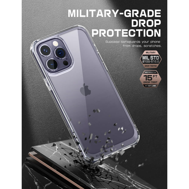 iPhone 14 Pro Max 6.7 inch Unicorn Beetle Style Slim Clear Case-Clear