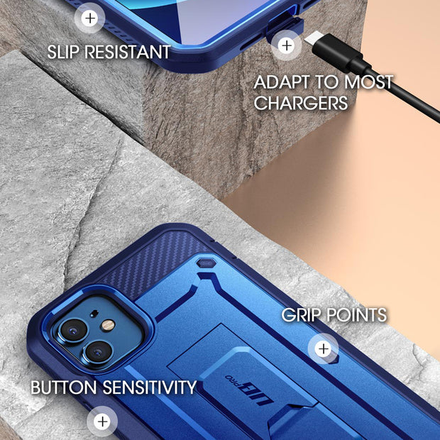 iPhone 12 6.1 inch Unicorn Beetle Pro Rugged Case-Cobalt