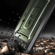 iPhone SE Unicorn Beetle Pro Full-Body Case with Kickstand-Dark Green
