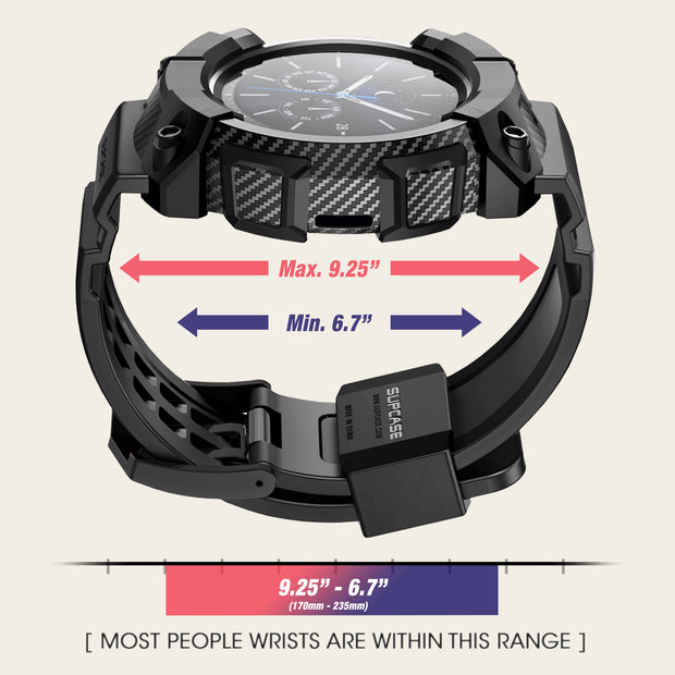 Galaxy Watch3 45mm Unicorn Beetle Pro Wristband Case-Black