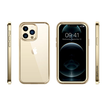 SUPCASE UB Edge Pro Series Case for iPhone 13 Pro Max (2021 Release) 6.7 Inch, Slim Frame Clear Protective Case with Built-in Screen Protector (Myth)