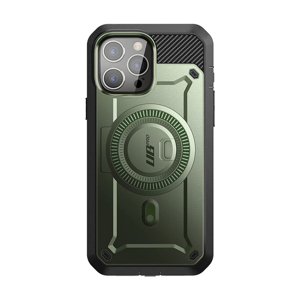 iPhone 13 Pro Max 6.7 inch Unicorn Beetle PRO MAG Rugged MagSafe Case-Dark Green