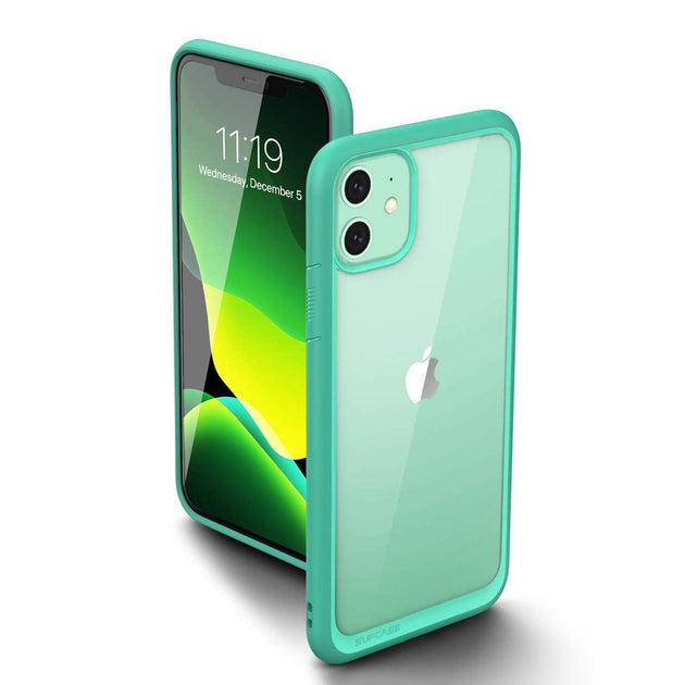 iPhone 11 6.1 inch Unicorn Beetle Style Slim Clear Case-Green | SUPCASE