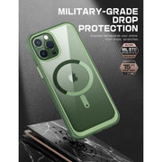 iPhone 13 Pro Max 6.7 inch Unicorn Beetle MAG Slim Clear MagSafe Case-Green