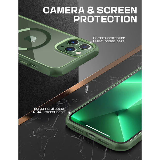 Extreme MagSafe - Funda con marco de metal - iPhone 13 Pro Max (verde  alpino)
