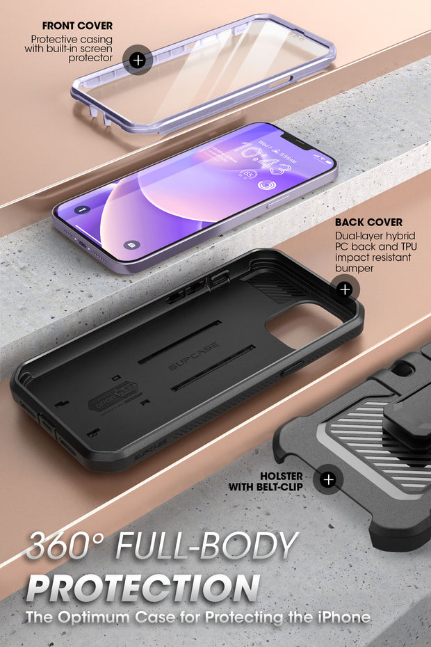 iPhone 14 Plus 6.7 inch Unicorn Beetle PRO Rugged Case-Deep Purple