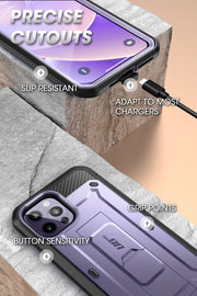 iPhone 14 Pro Max 6.7 inch Unicorn Beetle PRO Rugged Case-Deep Purple