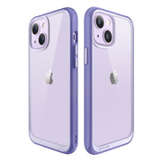 iPhone 14 Plus 6.7 inch Unicorn Beetle Style Slim Clear Case-Deep Purple