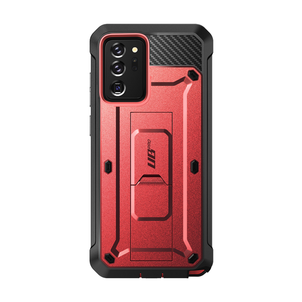 Galaxy Note20 Ultra Unicorn Beetle PRO Rugged Holster Case-Metallic Red