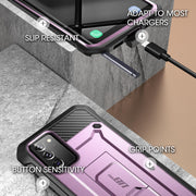 Galaxy Note20 Ultra Unicorn Beetle PRO Rugged Holster Case-Metallic Purple