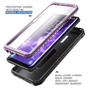 Galaxy S9 Unicorn Beetle Pro Full Body Rugged Holster Case-Metallic Purple