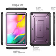Galaxy Tab A 10.1 inch (2019) Unicorn Beetle Pro Full-Body Case-Metallic Purple