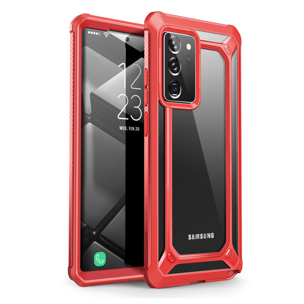 Galaxy Note20 Ultra Unicorn Beetle EXO Clear Case-Red