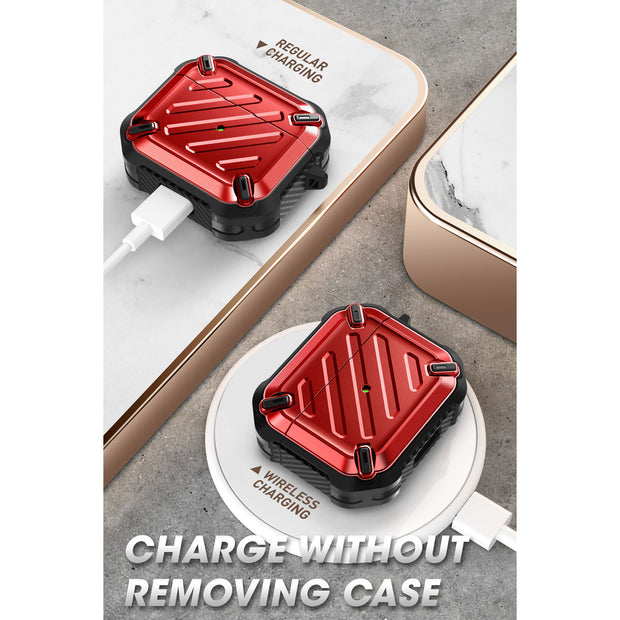 Apple AirPods 3 Unicorn Beetle PRO Rugged Case-Metallic Red