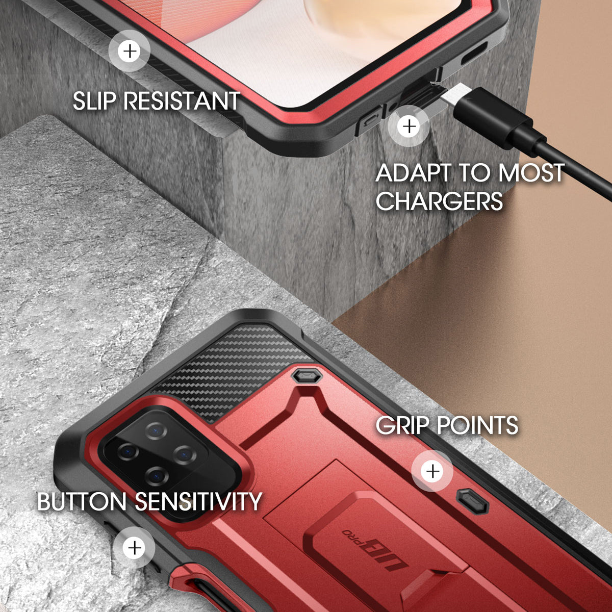 SUPCASE | Galaxy A12 (2021) | UB Pro Holster Case