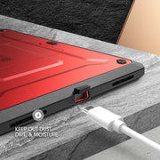 iPad Air 4 / 5 Unicorn Beetle PRO Rugged Kickstand Case-Metallic Red