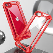 iPhone 7 / 8 Unicorn Beetle Exo Clear Case-Red