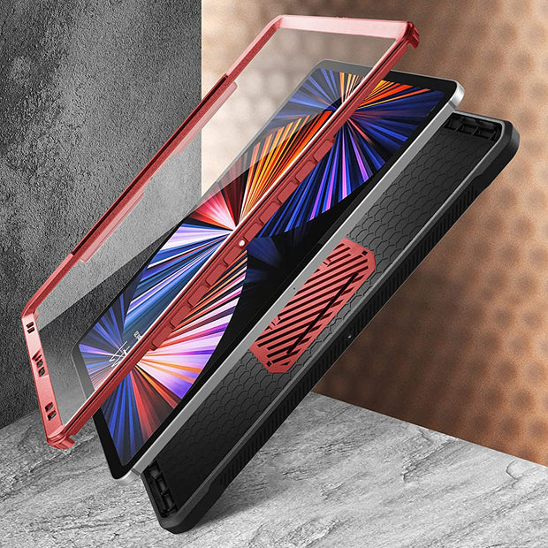 iPad Pro 11 Inch (2021) Unicorn Beetle Pro Rugged Case-Metallic Red