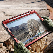 iPad Pro 12.9 Inch (2021) Unicorn Beetle Pro Rugged Case-Metallic Red