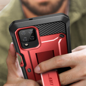 Galaxy A12 Unicorn Beetle Pro Rugged Holster Case-Metallic Red Galaxy A12 Unicorn Beetle Pro Rugged Holster Case-Metallic Red