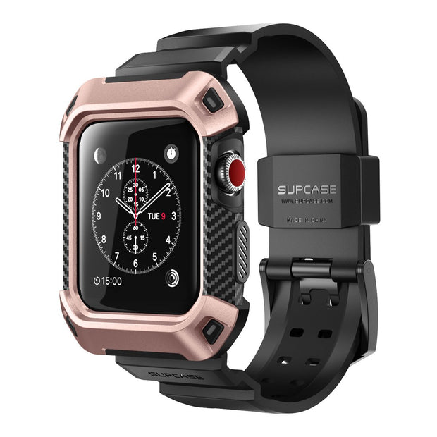 Apple Watch UB Pro Wristband Case (38mm)-Rose Gold