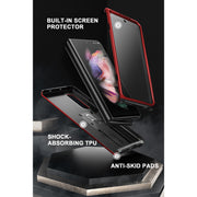Galaxy Z Fold3 Unicorn Beetle Kickstand Case with Screen Protector-Metallic Red