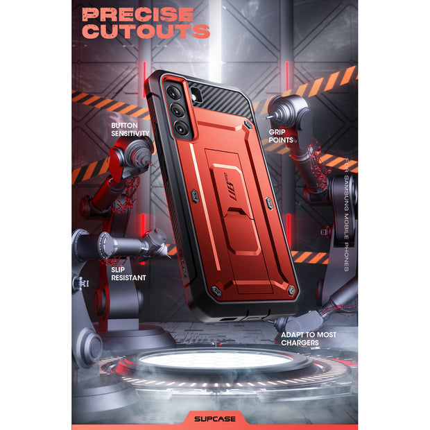 Galaxy S22 Unicorn Beetle PRO Rugged Case-Metallic Red