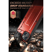 iPhone 13 mini 5.4 inch Unicorn Beetle Pro Rugged Case-Metallic Red