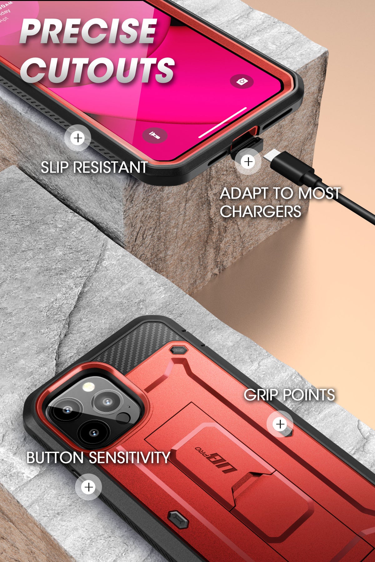 SUPCASE | iPhone 14 Pro Max 6.7 inch (2022) | UB Pro Holster Case