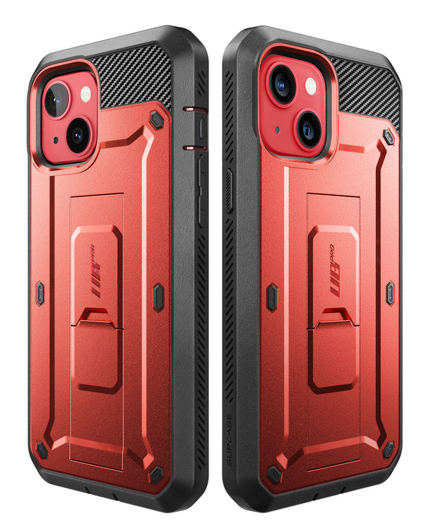 iPhone 14 Plus 6.7 inch Unicorn Beetle PRO Rugged Case-Metallic Red