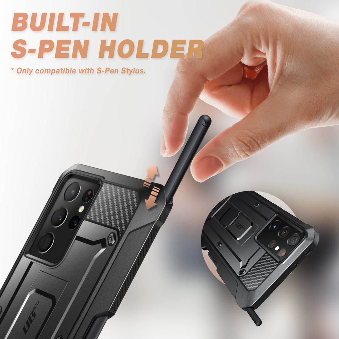 SUPCASE Galaxy S21 Ultra Unicorn Beetle PRO with S-Pen Holder