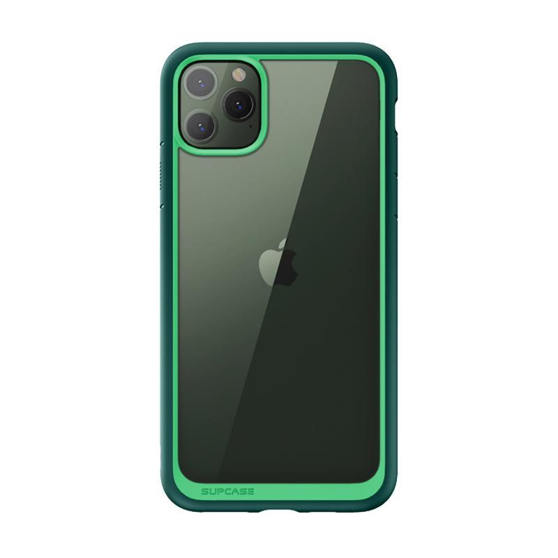 iPhone 11 Pro Max 6.5 inch Unicorn Beetle Style Clear Case-Green