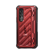Galaxy Z Fold3 Unicorn Beetle PRO Rugged Case with S-Pen Holder-Metallic Red