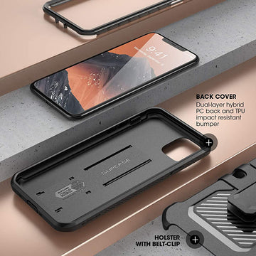 Custodia SUPCASE Unicorn Beetle Pro Per IPhone 14 Pro 6,1 Pollici Fullbody Con Protezione Schermo E Kickstand - Foto 2