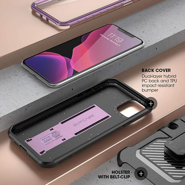 iPhone 11 6.1 inch Unicorn Beetle Pro Rugged Case-Metallic Purple