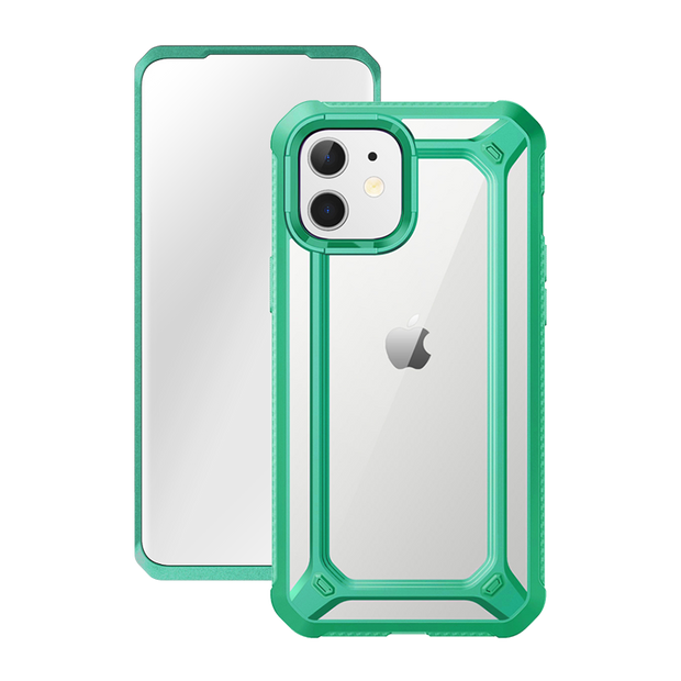 iPhone 12 mini 5.4 inch Unicorn Beetle Exo with Screen Protector Clear Case-Mint Green