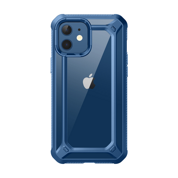 iPhone 12 6.1 inch Unicorn Beetle Exo Clear Case-Blue