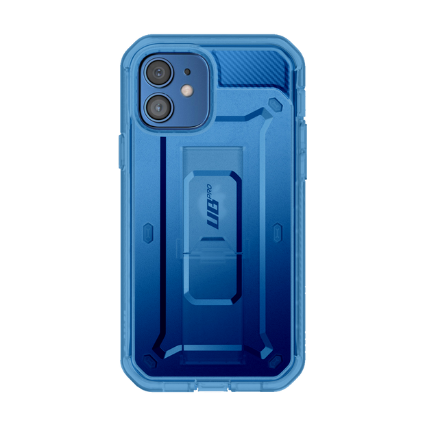 iPhone 12 6.1 inch Unicorn Beetle Pro Rugged Case-Clear Blue