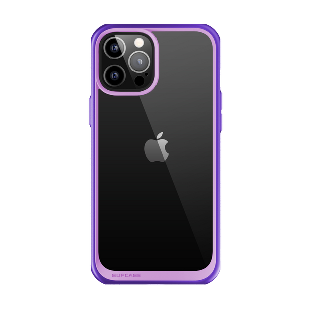 iPhone 12 Pro 6.1 inch Unicorn Beetle Style Slim Clear Case-Purple