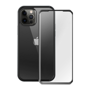 iPhone 13 Pro Max 6.7 inch Unicorn Beetle Edge with Screen Protector Clear Case-Black