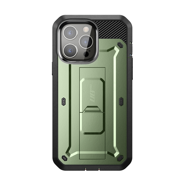 iPhone 13 Pro Max 6.7 inch Unicorn Beetle Pro Rugged Case-Dark Green