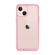 iPhone 14 6.1 inch Unicorn Beetle Style Slim Clear Case-Peach