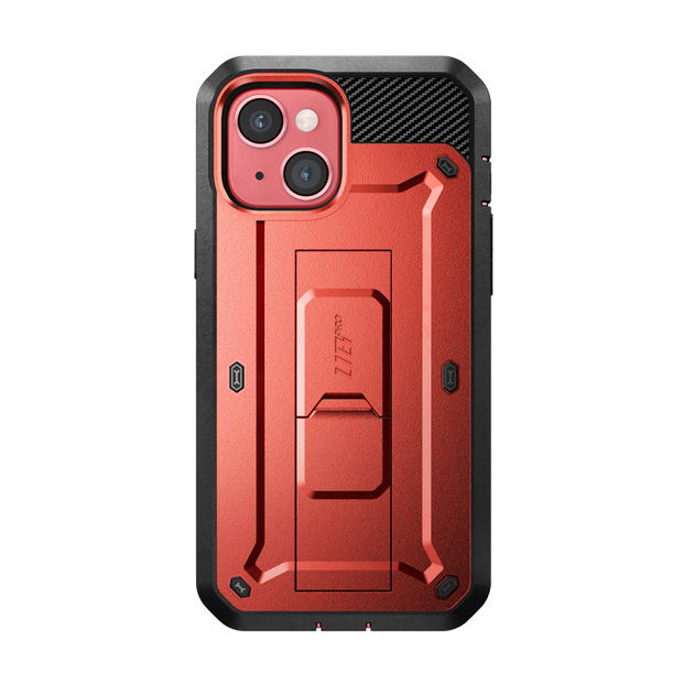 iPhone 14 6.1 inch Unicorn Beetle PRO Rugged Case-Metallic Red