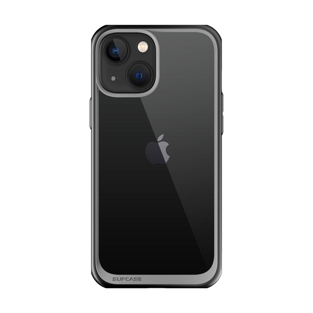 iPhone 14 Plus 6.7 inch Unicorn Beetle Style Slim Clear Case-Black