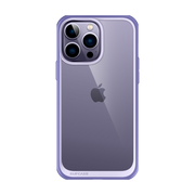 iPhone 14 Pro Max 6.7 inch Unicorn Beetle Style Slim Clear Case-Deep Purple