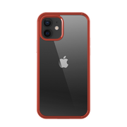 iPhone 11 6.1 inch Unicorn Beetle Edge Clear Bumper Case-Metallic Red
