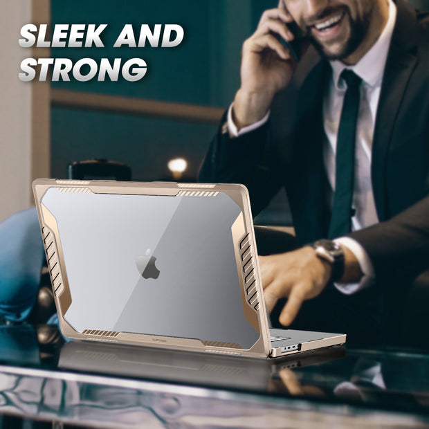 MacBook Pro 14 inch (2021/2023) Unicorn Beetle Case Cover-Tan
